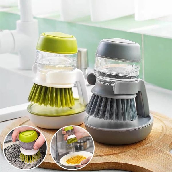 Automatic kitchen liquid-adding pot washing brush - Image 2